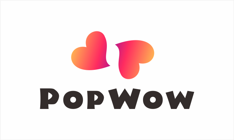PopWow.com - Creative brandable domain for sale